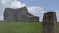 The Hunting Lodge and Triangulation Pillar, Hellfire Club, Dublin photo