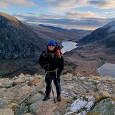 Heading up y garn in -4, Y Garn (Glyderau)