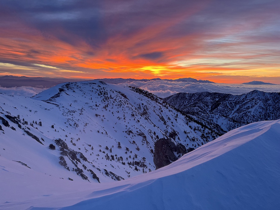 Harwood Sunrise, Mount Baldy (San Gabriel Range)