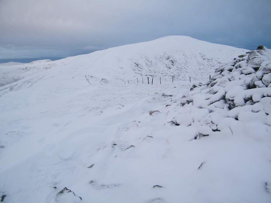 Summit cairn., Drum (Wales)