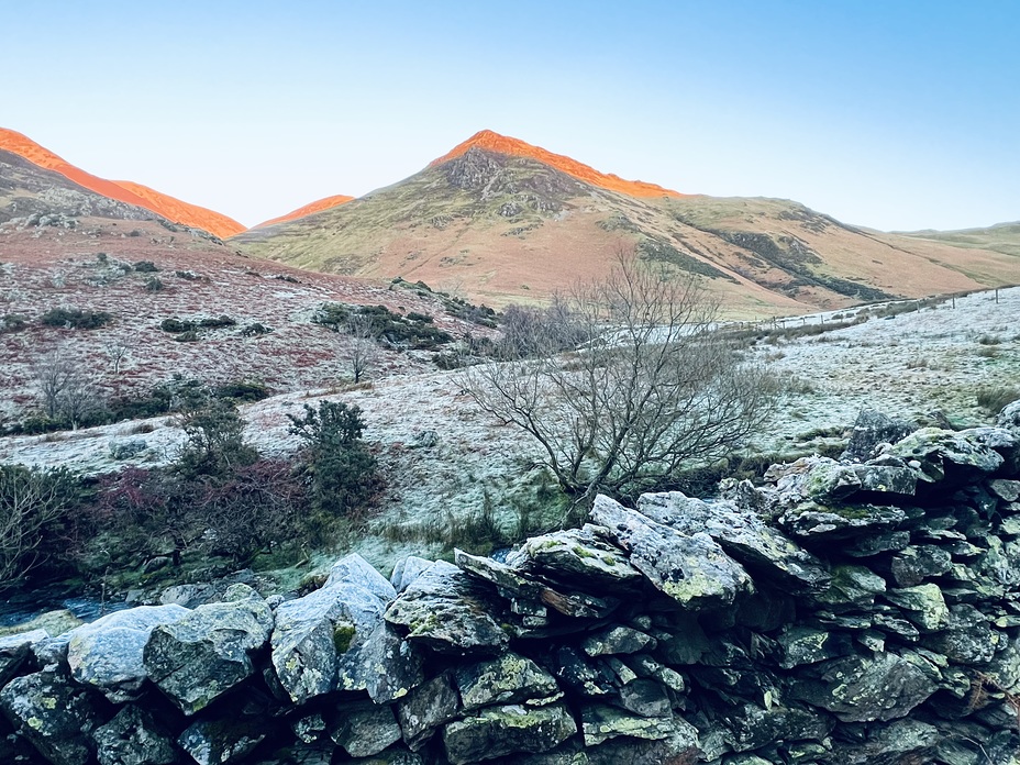 Whiteless Pike from Rannerdale Valley