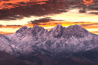 2019 4 Peaks Snow Sunrise, Four Peaks photo