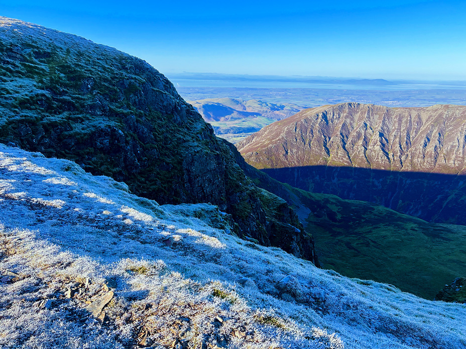 Whiteside as seen from Grasmoor, Whiteside (Lake District)