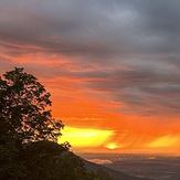 Sunset on fort Mountain, Fort Mountain (Murray County, Georgia)