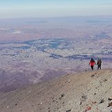 Arequipa visto de la Cumbre del Volcn Misto, El Misti