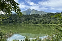 Reflection of Mount Rishiri photo