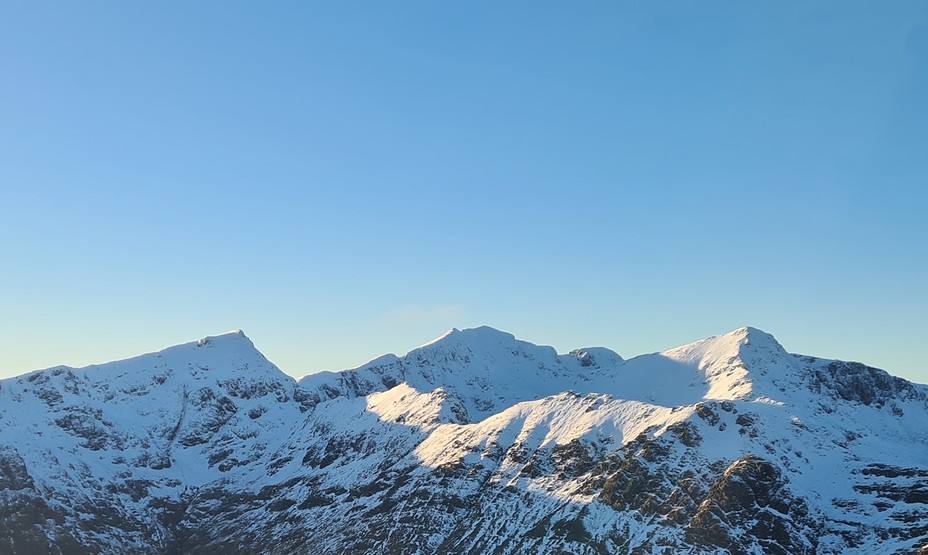 Stob Dubh summit ridge, Bidean Nam Bian