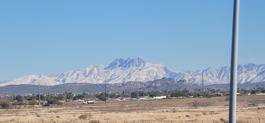 January snow, Four Peaks