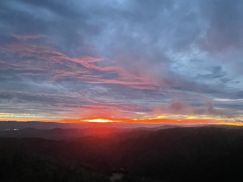 Sunrise on Mt. Chual Spur, Loma Prieta