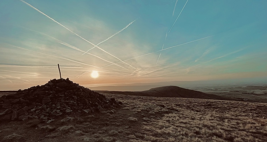 Parlick viewed from Paddy’s Pole on Fair Snape Fell