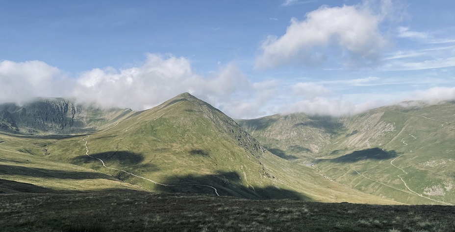 Catstye Cam from below Birkhouse Moor