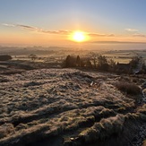 Parlick Fell Foot at sunrise 