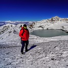 Crater lake on top of Mt Ruapehu