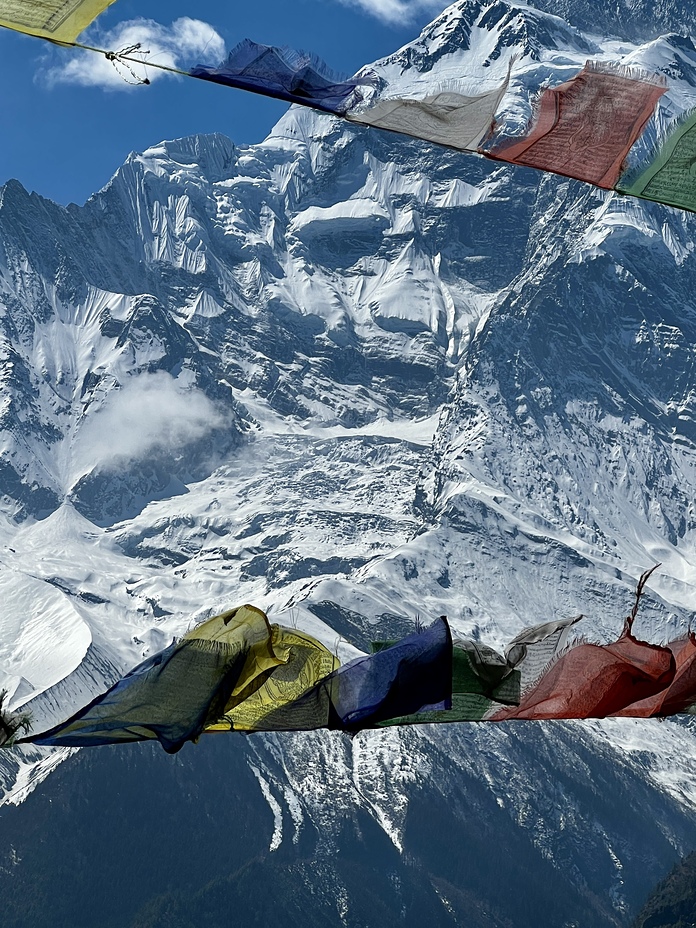 Man in the mountain, Annapurna Sanctuary