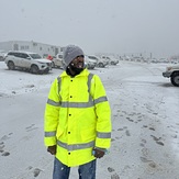 Snow storm day at Trojena Ski Village Construction Site, Jabal al-Lawz