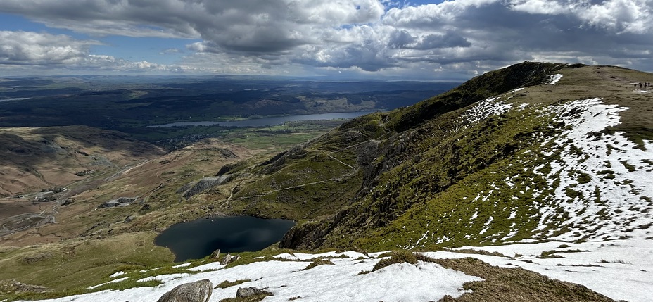 The Old Man from above Low Water, Old Man of Coniston