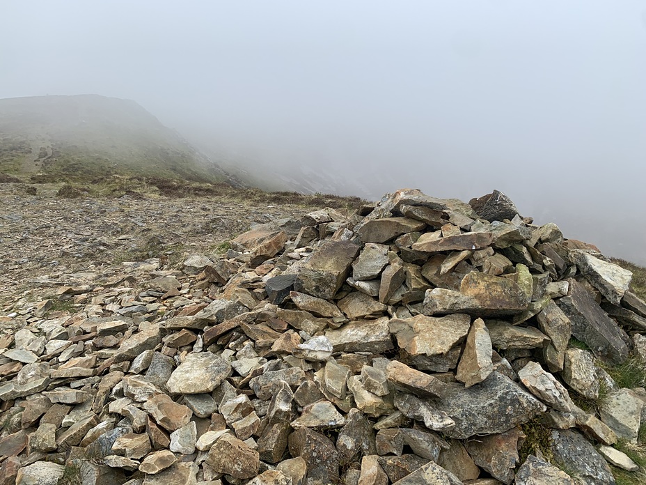 Cairn on Mynydd Mawr