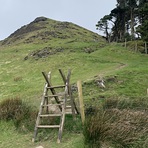 Approach to Foel Rudd, Foel Rhudd