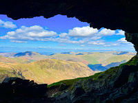View from Priest’s Hole, Dove Crag photo