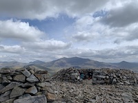 Summit Cairn and Shelter, Mynydd Mawr photo