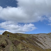 The ridge approach to Mynydd Mawr