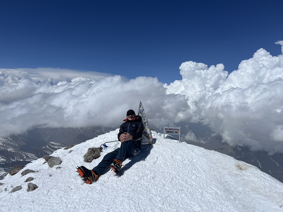 The top of Elbrus, Mount Elbrus