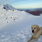 Having lunch with a friend-Douglas from The Lookout Skye, Bruach Na Frithe
