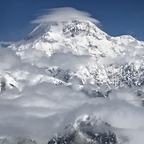 Lenticular clouds above Denali, Mount McKinley