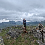 Hard Knott summit 