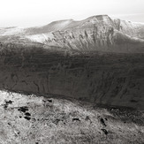 Light snow on Pen y Fan