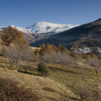 Mulhacen from the south valley in fall