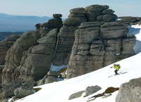 Skiing through Tablas de la Ley (Urbión), Pico Urbión photo