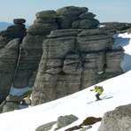 Skiing through Tablas de la Ley (Urbión), Pico Urbión