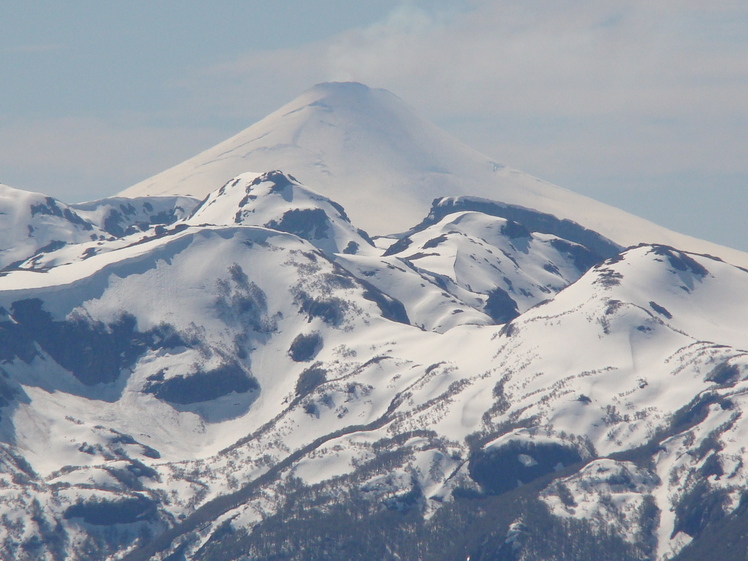 desde la Argentina Volcan Villarrica de Chile