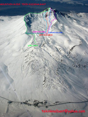 Mt.Erciyes From Airplane, Erciyes Dagi photo