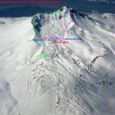 Mt.Erciyes From Airplane, Erciyes Dagi