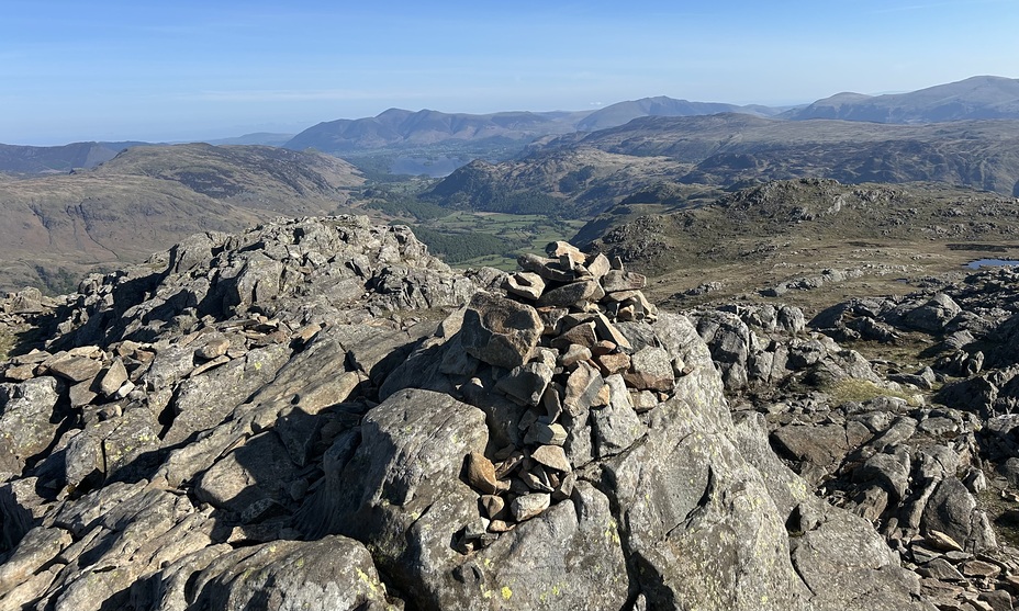 Glaramara summit view