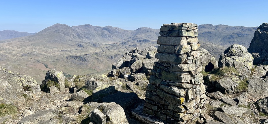 Harter Fell - view from the trig point, Harter Fell (Eskdale)