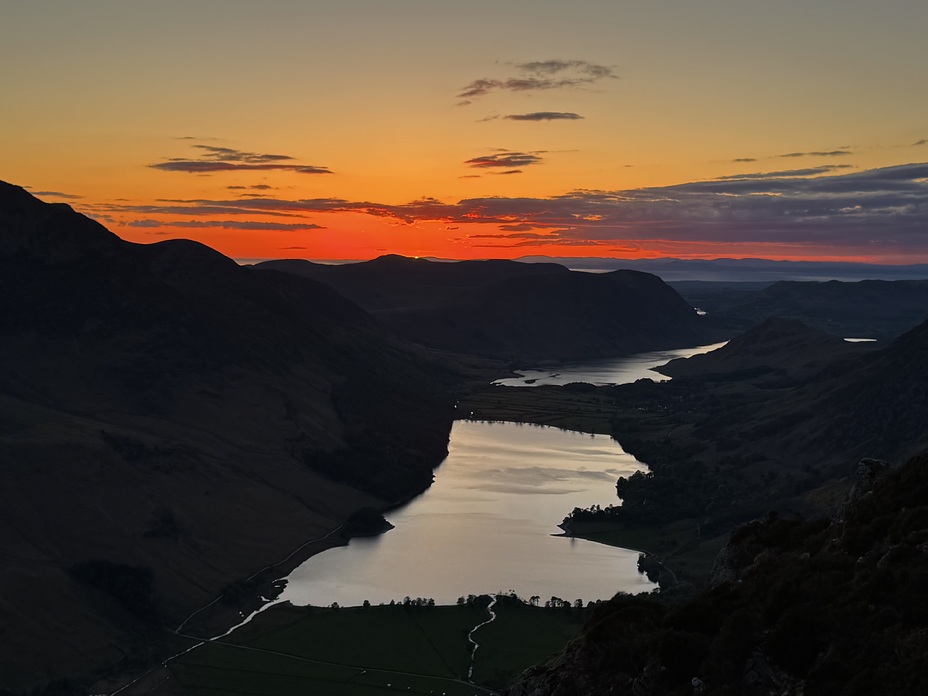 Sunset from Fleetwith Pike