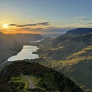 Heading up Fleetwith Pike for a wild camp