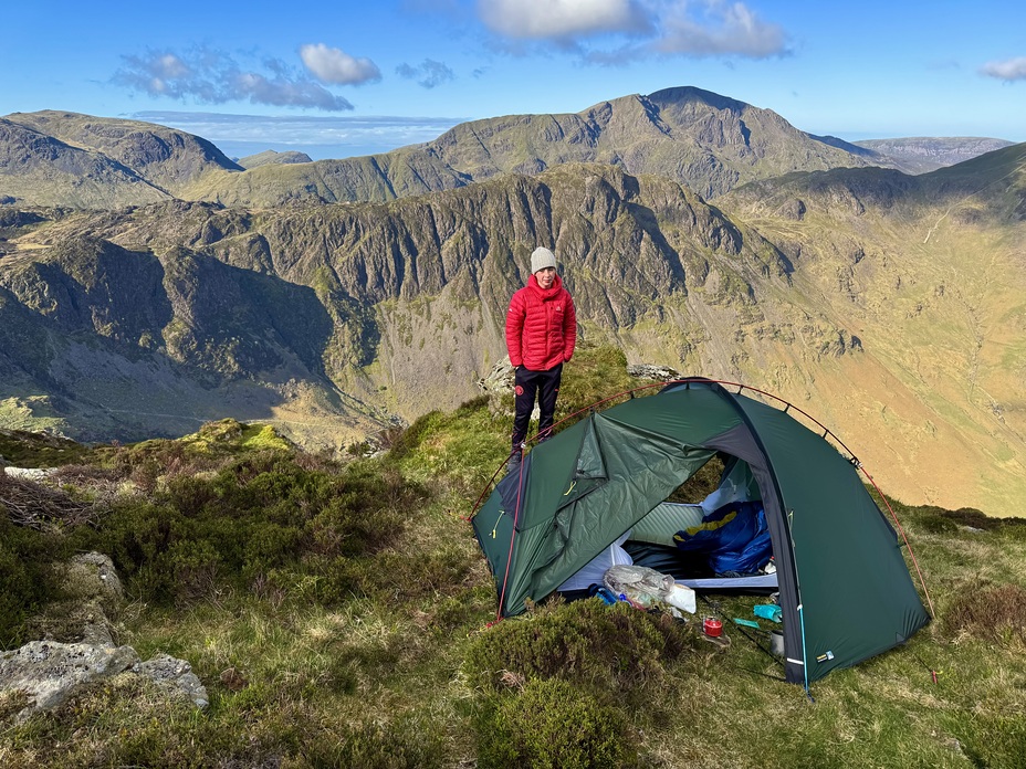 Wild camping Fleetwith Pike