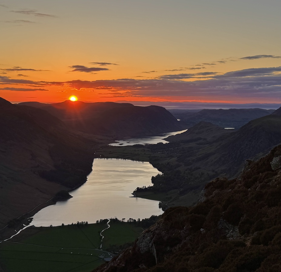 Sunset from Fleetwith Pike
