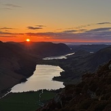 Sunset from Fleetwith Pike