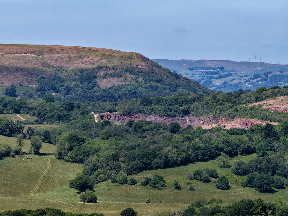 Garth Mountain, east side, Garth Mountain, Mynydd y Garth