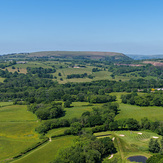 Garth Mountain viewed from the south, Garth Mountain, Mynydd y Garth