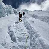 Descending from Kangchenjunga, Kangchenjunga West