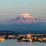 Mount Rainier Viewed from Tacoma Waterfront