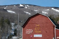 Ludlow Mountain Ski Slopes Behind The Loft Tavern, Vermont photo