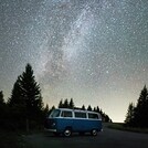 Night Sky and Milky Way from Spruce Knob Summit Area