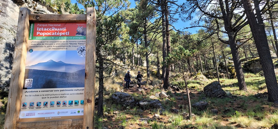 Path to the summit, Mount Tlaloc